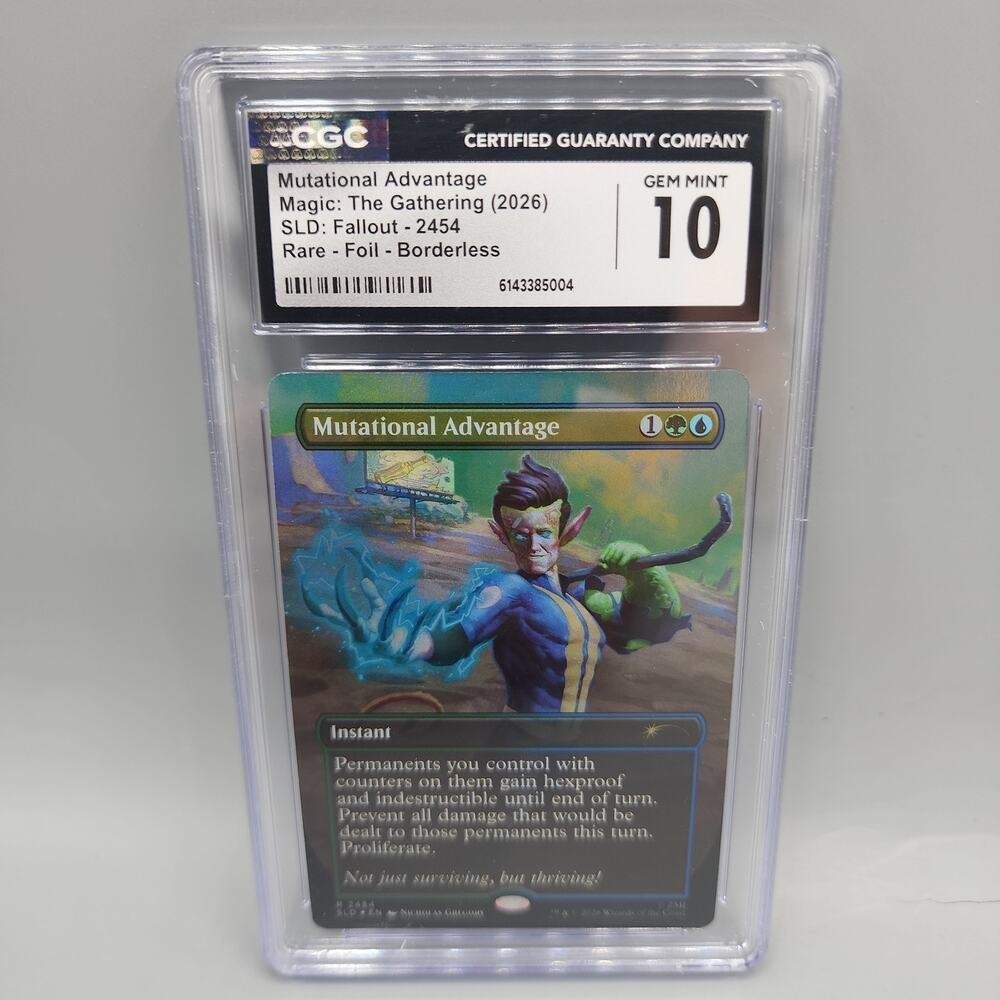Mutational Advantage #2454 Rare Foil Secret Lair, MTG Graded CGC 10 Gem Mint